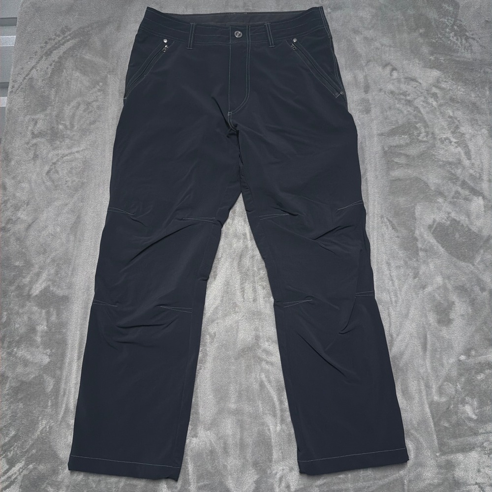 Kuhl Raid Softshell Pants Mens 34x30 Charcoal Grey Hiking Technical Stretch